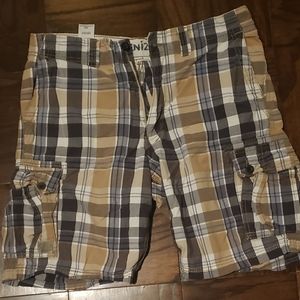 Levi's Plaid Cargo Shorts